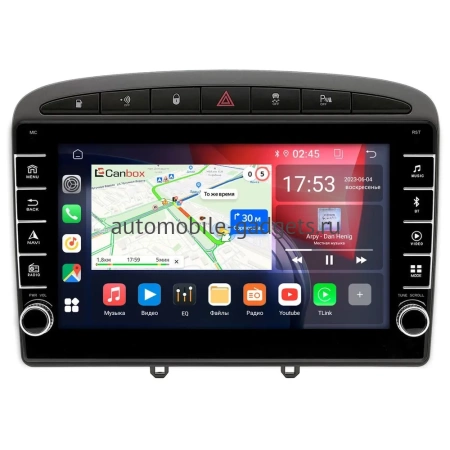 Peugeot 308, 408, RCZ 2007-2022 Canbox BGT9-9119 2/32 Android 10 (серая, Тип 1) (IPS, DSP, CarPlay)