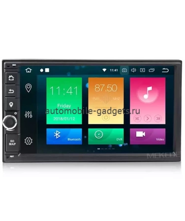 Carmedia MKD-U706-P6-8 универсальная 2 DIN магнитола на Android 10 с 4Gb оперативной памяти и DSP процессором