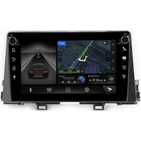 Штатная магнитола Canbox M-Line 7801-9-813 для Kia Picanto 3 2021-2024 на Android 10 (4G-SIM, 2/32, DSP, IPS) С крутилками