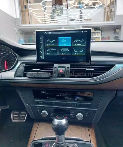 Radiola RDL-830114/16 монитор взамен штатного 6.5" экрана Audi A6 2011-2018 С7 на Android 14, 8/128GB, 4G