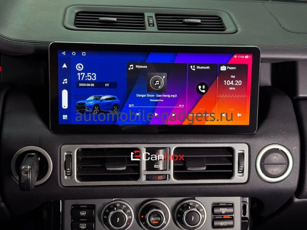 Штатная магнитола Land Rover Range Rover 3 2005-2012 12.3 дюйма Canbox PRO-Line 4331-1512 на Android 13 (4G-SIM, 6/128, DSP, QLed) BMW Style