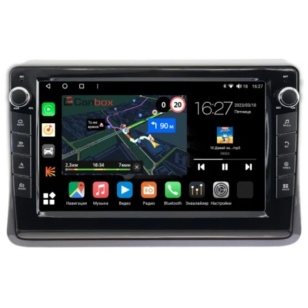 Штатная магнитола Canbox M-Line 7825-10-197 для Toyota Esquire, Noah 3 (R80), Voxy 3 (R80) 2014-2022 на Android 10 (4G-SIM, 2/32, DSP, QLed) С крутилками