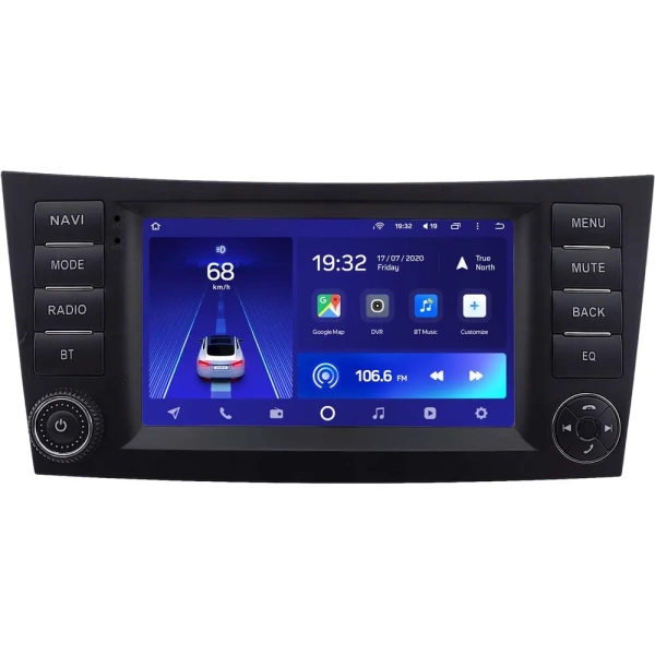Магнитола в штатное место 2 din Mercedes-Benz E (w211), CLS (c219) 2004-2010 (оранжевая подсветка клавиш) Teyes CC2L 1/16 7 дюймов RP-2159-504 на Android 8.1 (DSP, AHD)