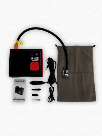 SteelMate T20 Plus Автомобильный компрессор, портативный, аккумуляторный (12000 мАч, 45 Л/мин)