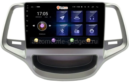 Штатная магнитола OEM RS9-0580 для Changan Eado (2013-2018) (серебристая) на Android 10