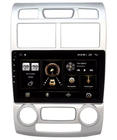 Kia Sportage 2 2004-2008 (авто с климат-контролем) Canbox M-Line 4544-9407 на Android 10 (4G-SIM, 2/32, DSP, QLed)