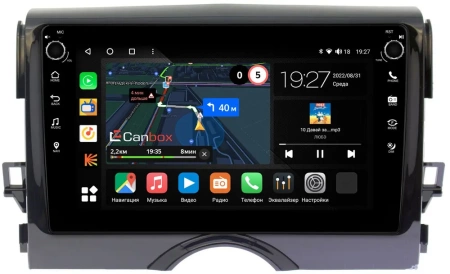 Штатная магнитола Toyota Mark X 2 2009-2019 (для авто с навигацией) Canbox M-Line 7801-9-168 Android 10 (4G-SIM, 2/32, DSP, IPS) С крутилками