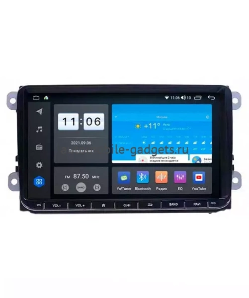 Vomi ZX102R9-9863-LTE штатная магнитола для Volkswagen, Skoda, Seat на Android 10 с 2GB, DSP, 4G