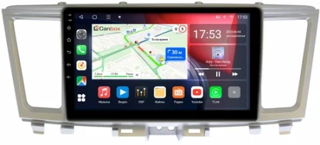 Штатная магнитола Canbox H-Line 4166-9-002 для Infiniti QX60, JX35 2012-2016 на Android 10 (4G-SIM, 4/32, DSP, QLed)