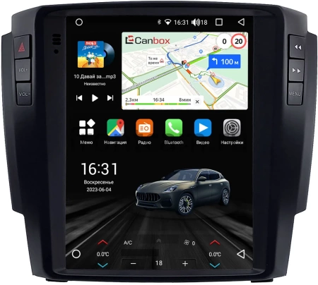 Штатное головное устройство Isuzu D-Max 2 2012-2020 Canbox (Tesla style) 9.7 дюймов 2/32 GT096-1312-213 на Android 10 (QLed, DSP, CarPlay)