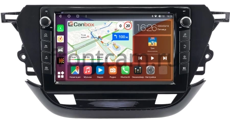 Штатная магнитола Opel Corsa F 2019-2024 (глянцевая) Canbox H-Line 7822-9-0204 Android 10 (4G-SIM, 4/32, DSP, IPS) С крутилками