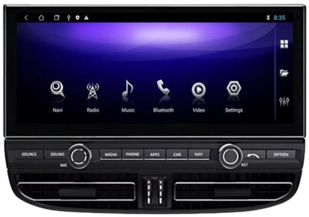 Parafar PF955L12P4 Монитор 12.3" для Porsche Cayenne 958 2016-2018 (взамен PСM4.0) на Android 13, Carplay, SIM-слот, 6/128GB