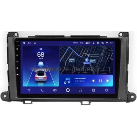 Штатное головное устройство Toyota Sienna 3 2010-2014 Teyes CC2 PLUS 4/32 9 дюймов RM-9-202 на Android 10 (4G-SIM, DSP, QLed)