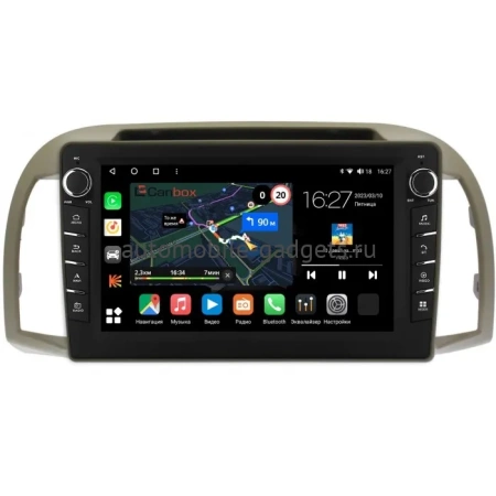 Штатная магнитола Nissan March (K12), Micra (K12) 2002-2010 Canbox M-Line 7831-9-1354 на Android 10 (4G-SIM, 2/32, DSP, IPS) С крутилками