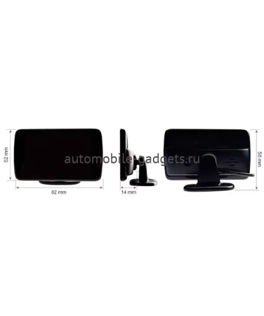 Парктроник Parkmaster 238 (на 8 датчиков) чёрного цвета