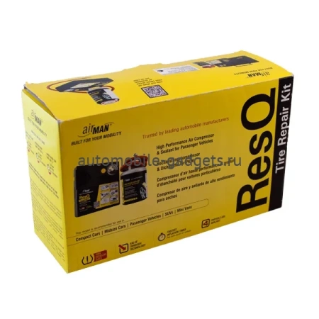 AIRMAN Res Q Tire Repair Компрессор автомобильный с герметиком