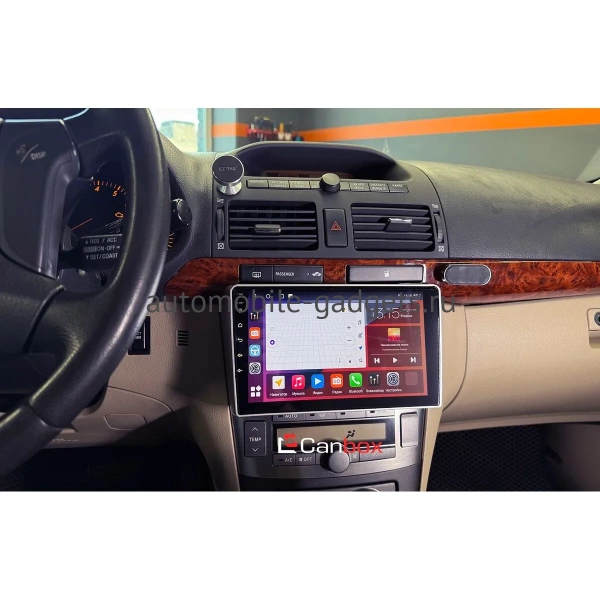 Штатная магнитола Canbox EVO 2K 5833-9371 для Toyota Avensis 2 2003-2009 серая на Android 14 (4G-SIM, 16/512, DSP, QLed, AI, 360)