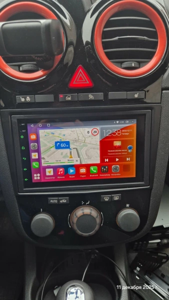 Магнитола в штатное место 2 din Opel Corsa D 2006-2014 (черная, с ребром) Canbox Logic-i3 5731-RP-11-028-213 на Android 11 (4G-SIM, 6/128, DSP, QLed, 360)