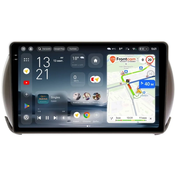 Штатное головное устройство Mazda Carol 6 2009-2014 Teyes CC4 Pro 2K 8/128 9.5 дюймов RM-9281 на Android 13 (4G-SIM, DSP, QLed, AI)