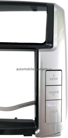 Штатное головное устройство Teyes CC3 4/64 9 дюймов RM-9-0138 для Toyota Land Cruiser Prado 150 2009-2013 (для авто с 360, Navi и JBL Synthesis, глянцевая) на Android 10 (4G-SIM, DSP, QLed)