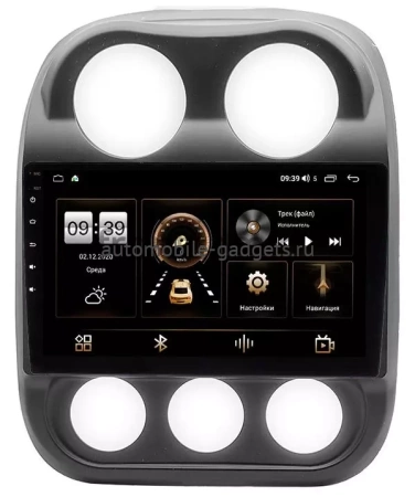 Jeep Compass, Liberty (Patriot) 2009-2016 Canbox M-Line 4543-10-810 на Android 10 (4G-SIM, 2/32, DSP, QLed)