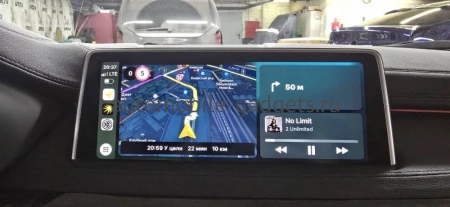 Блок активации CarPlay и Android Auto с навигацией для BMW X6 (F16) 2014—2019 с системой NBT - NaviPilot CarPlay OEM BOX