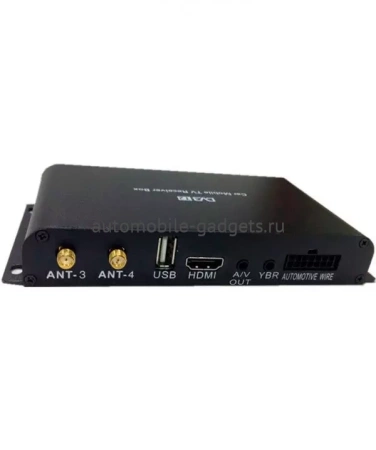 Цифровой автомобильный ТВ-тюнер DVB-T2 CarMedia CM4, 4 Чипа , 4 Антенны