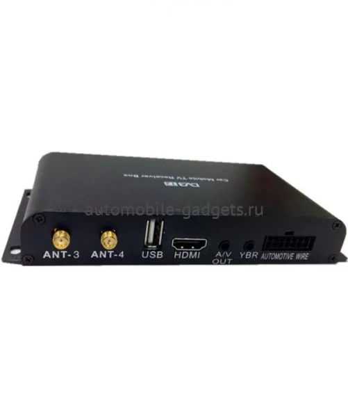 Цифровой автомобильный ТВ-тюнер DVB-T2 CarMedia CM4, 4 Чипа , 4 Антенны Цифровой автомобильный ТВ-тюнер DVB-T2 CarMedia CM4, 4 Чипа , 4 Антенны