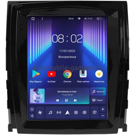 Штатное головное устройство Cadillac Escalade 3 2006-2014, SLS, STS 2007-2011 Teyes TPRO 2 DS (Tesla style) 9.7 дюймов 4/64 RM-1312-163 на Android 10 (4G-SIM, DSP, QLed)