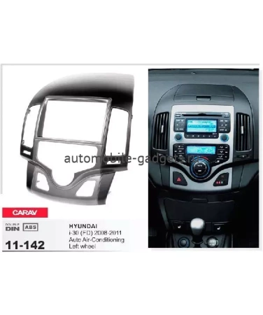 Переходная рамка CARAV 11-142 HYUNDAI i-30 (FD) 2008-2011 / только для а/м с рулем слева и с климат-контролем