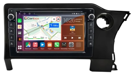 Штатная магнитола Toyota Noah 4 (R90) 2022-2024 Canbox H-Line 7826-10-566 на Android 10 (4G-SIM, 4/32, DSP, QLed) С крутилками