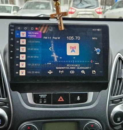 Hyundai ix35, Tucson 2 2009-2015 Canbox L-Line 4170-1043 на Android 10 (4G-SIM, 2/32, TS18, DSP, QLed) (для авто без камеры)