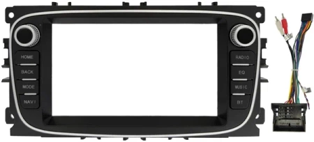 Магнитола в штатное место 2 din Ford Focus 2, C-MAX, Mondeo 4, S-MAX, Galaxy 2, Tourneo Connect 2006-2015 (черный) Canbox L-Line 4476-RP-2052-487 на Android 10 (4G-SIM, 3/32, TS18, DSP, QLed)