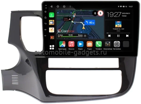 Штатная магнитола Mitsubishi Outlander 3 2012-2024 Canbox M-Line 4543-10-493 на Android 10 (4G-SIM, 2/32, DSP, QLed)
