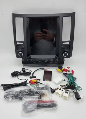 Carmedia NH-1279-1 (Tesla style) магнитола для Infiniti FX35 (S50), FX45 (S50) (2002-2006) на Android 10 c 4GB, DSP, 4G