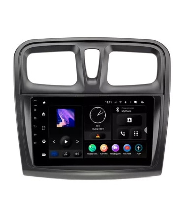 INCAR TMX-1403-3 Maximum Штатная магнитола для Renault Logan, Sandero 2013+ на Android 10 с 3GB, DSP, 4G