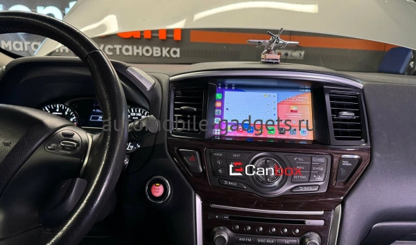 Штатная магнитола Nissan Pathfinder 4 2012-2020 (Тип A - для авто без кнопок TEL и APPS) Canbox L-Line 4169-9-4089 на Android 10 (4G-SIM, 2/32, TS18, DSP, QLed)