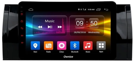 Carmedia OL-9957-I штатная магнитола для BMW X5 (E53), 5 (E39) 7-я (Е38) (поддержка усилителя без доп. проводов) на Android 10 c 2GB, DSP, 4G
