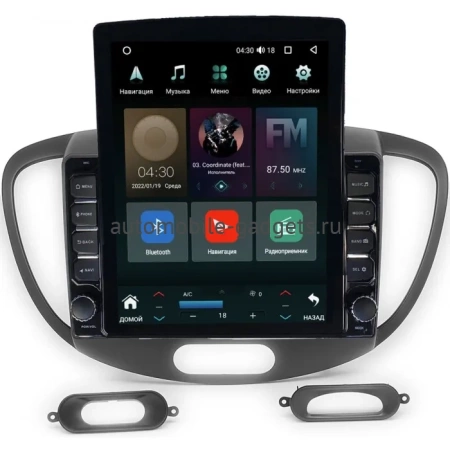 Штатная магнитола Hyundai i10 2007-2013 Canbox M-Line 5610-9-143 на Android 10 (4G-SIM, 2/32, DSP, QLed, Tesla)