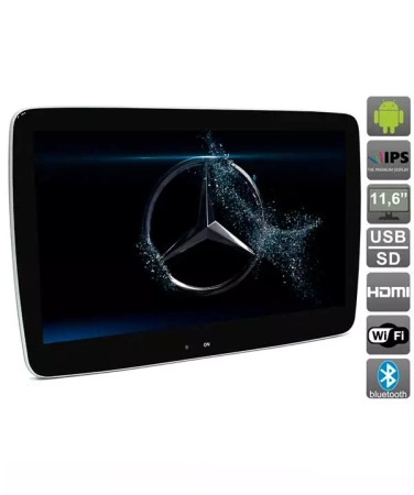 AVS1189AN (#02) Навесной монитор на подголовник с сенсорным экраном 11,6" на Android 10 для Mercedes-Benz