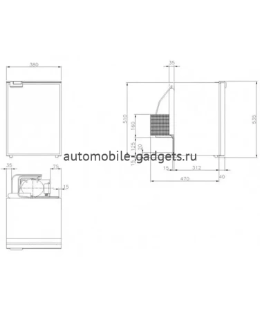 Автохолодильник компрессорный Indel B CRUISE 042/V