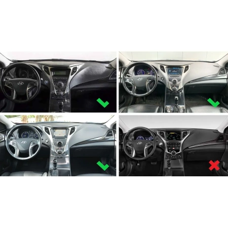 Штатное головное устройство Hyundai Grandeur 5, Azera 2 2011-2016 (серебряная) Canbox (Tesla style) 9.7 дюймов 4/64 GTR096-1312-117 на Android 10 (QLed, DSP, CarPlay)