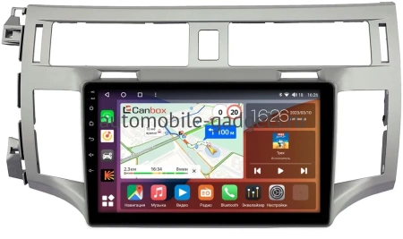 Штатная магнитола Canbox H-Line 3792-9-0238 для Toyota Avalon 3 2005-2009 (серебристый) на Android 10 (4G-SIM, 4/64, DSP, QLed)