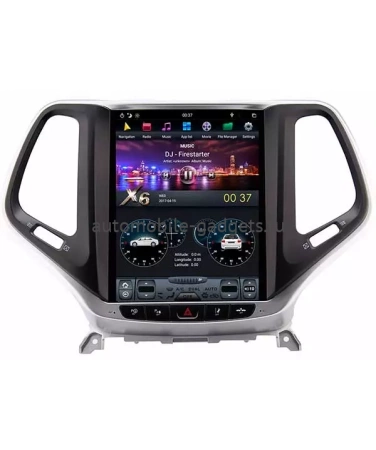 Carmedia ZF-1018G-Q6 ("Тесла-стиль") штатная магнитола для Jeep Cherokee 2013+ на Android 11 с 8GB, DSP, 4G