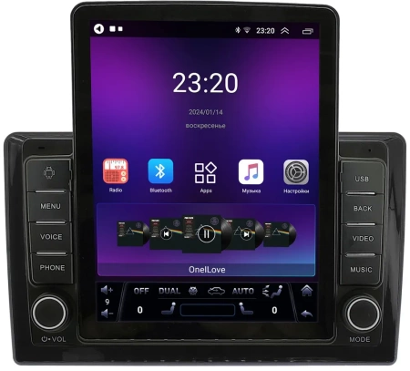 Штатная магнитола UAZ Patriot, Профи 2016-2024 OEM GT095-10-UA005T на Android 10 (2/16, DSP, Tesla)