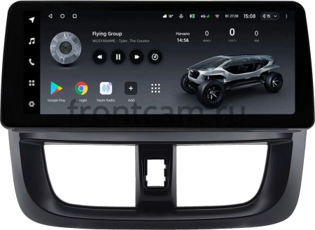 Штатная магнитола Toyota Vios 3, Yaris 3 (XP150) 2017-2022 12.3 дюйма Teyes LUX ONE 4/32 RM-2636 на Android 10 (4G-SIM, 4/32, DSP, QLed) BMW Style