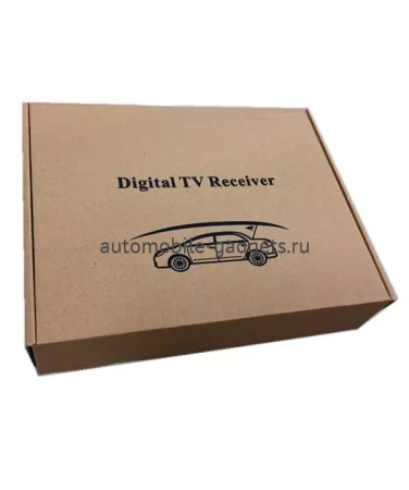 Автомобильный цифровой ТВ тюнер DVB-T2 Carmedia CM2S, 2 чипа, 2 антенны