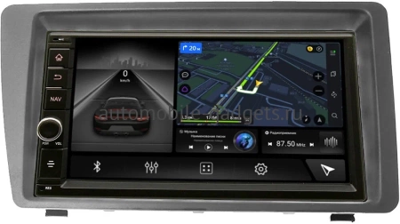 Магнитола в штатное место 2 din Honda Civic 7 2000-2006 (серая, правый руль) Canbox 2/32 на Android 10 (GT5510-RP-11-674-277)
