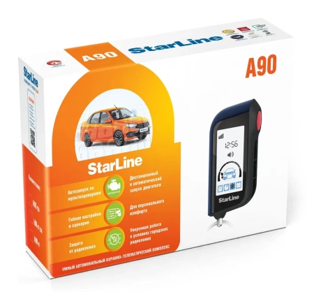 Охранно-телематический комплекс StarLine A90 BT
