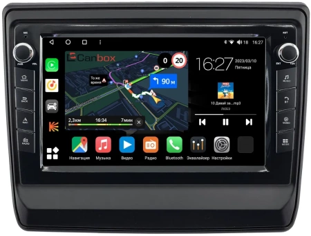 Isuzu D-Max 3, MU-X 2 2019-2024 (матовая, Тип 1) Canbox M-Line 7821-9-2600 на Android 10 (4G-SIM, 2/32, DSP, IPS) С крутилками